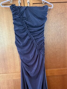 ANTHROPOLOGIE ~The Gabbie Strapless Ruched Tube Dress by Celandine